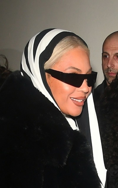 Beyonce Leaves Mea Culpa Premiere at Paris Theater in New York, February 2024 3