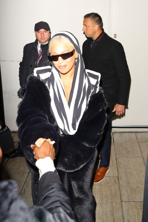 Beyonce Leaves Mea Culpa Premiere at Paris Theater in New York, February 2024 6