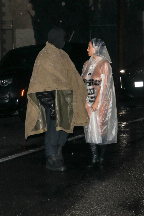 Bianca Censori and Kanye West at Studio Session in Los Angeles, February 2024 2