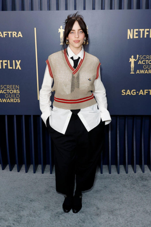 Billie Eilish at 30th Annual Screen Actors Guild Awards, February 2024