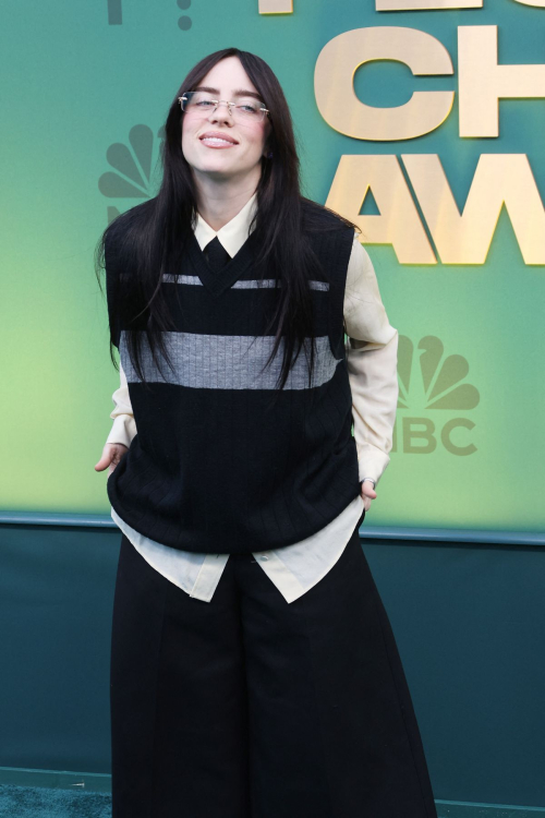 Billie Eilish at 49th People's Choice Awards in Santa Monica, February 2024