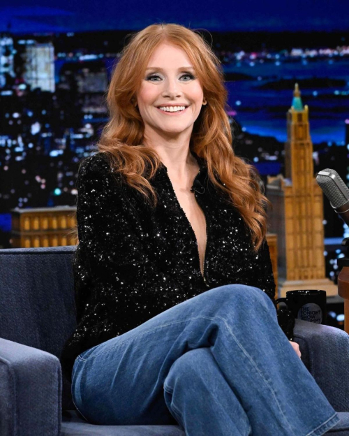 Bryce Dallas Howard at Tonight Show in New York, January 2024 5