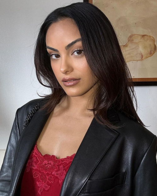 Camila Mendes at Coach Fashion Show Portraits, February 2024