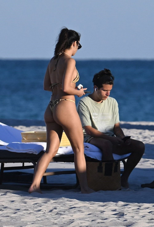 Camila Mendes in Bikini at Beach in Miami, February 2024 8