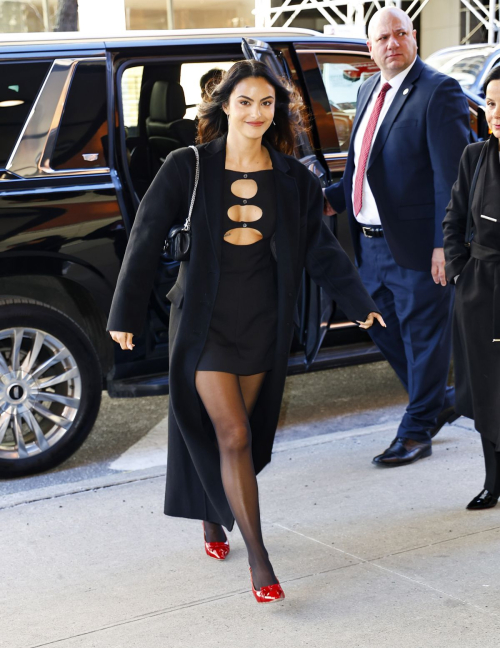 Camila Mendes Spotted in Midtown Manhattan, February 2024 4