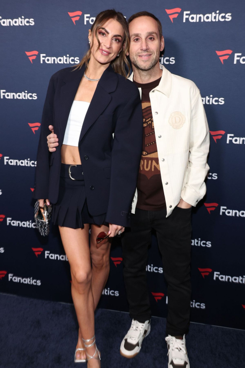 Camille Fishel at Michael Rubin’s Fanatics Super Bowl Party, February 2024