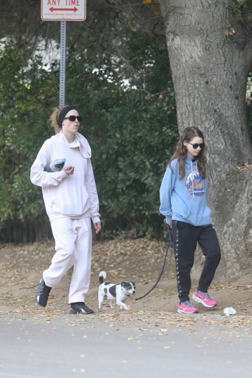 Cara Delevingne and Minke Hiking with Their Dog in Hollywood Hills, January 2024 3