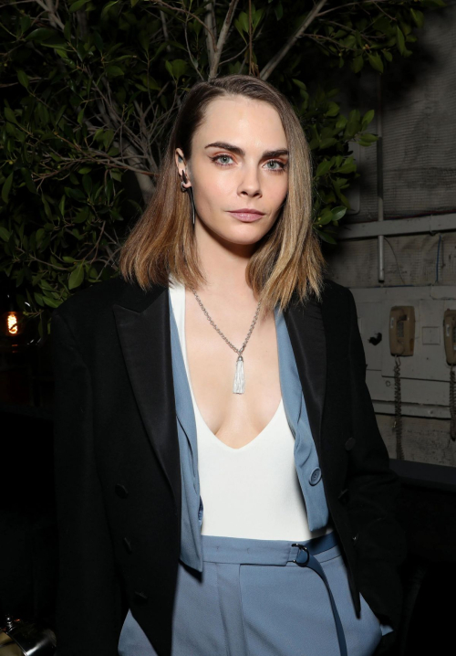 Cara Delevingne at Spotify Best New Artist Party in Los Angeles, February 2024