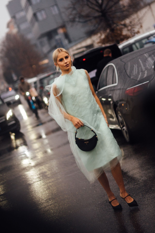 Caroline Daur at Prada Fashion Show at Milan Fashion Week, February 2024 1