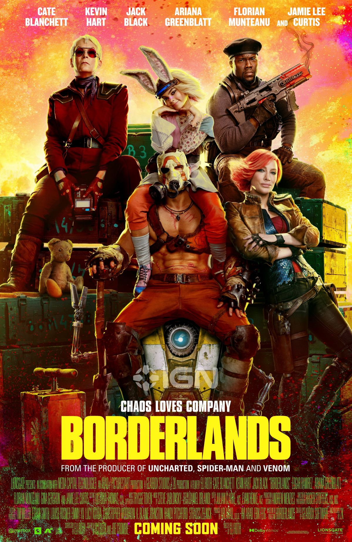 Cate Blanchett and Ariana Greenblatt – Borderlands Poster and Trailer, February 2024