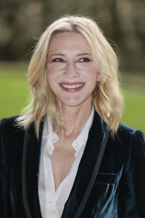 Cate Blanchett at MFW Armani Photocall in Milan, February 2024 1