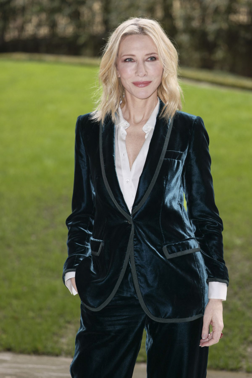 Cate Blanchett at MFW Armani Photocall in Milan, February 2024 3