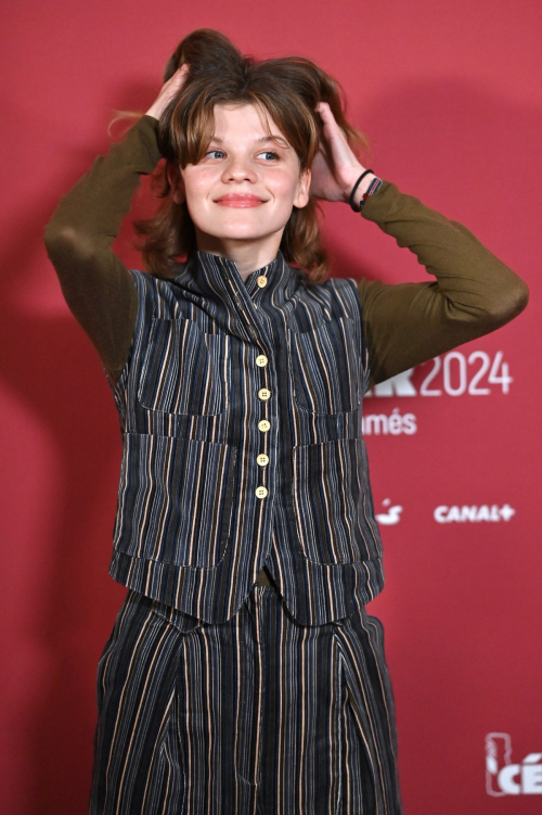 Celeste Brunnquell at Cesar Nominee Dinner at Le Fouquet’s in Paris, February 2024 1