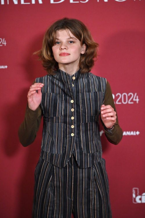 Celeste Brunnquell at Cesar Nominee Dinner at Le Fouquet’s in Paris, February 2024 2