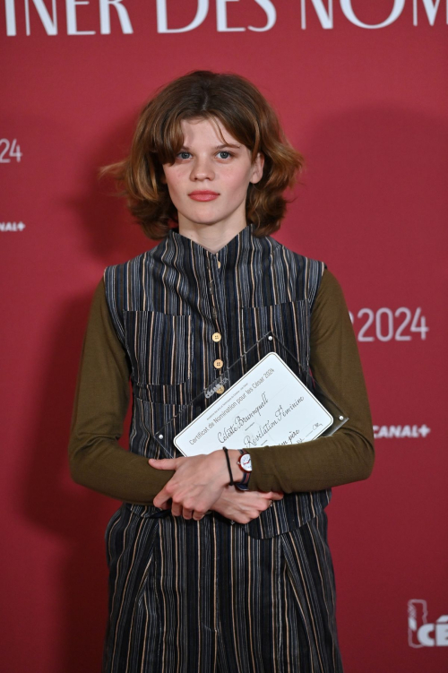 Celeste Brunnquell at Cesar Nominee Dinner at Le Fouquet’s in Paris, February 2024 4