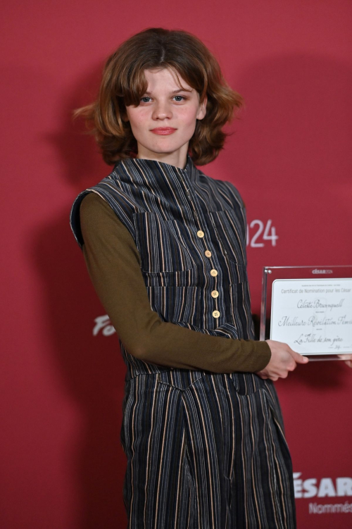 Celeste Brunnquell at Cesar Nominee Dinner at Le Fouquet’s in Paris, February 2024 5