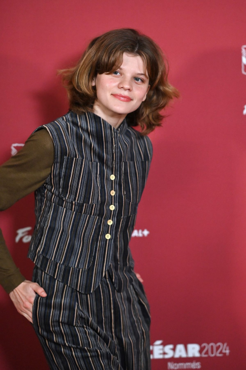 Celeste Brunnquell at Cesar Nominee Dinner at Le Fouquet’s in Paris, February 2024 6