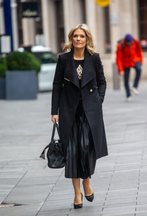 Charlotte Hawkins Outside Global Radio in London, January 2024 2