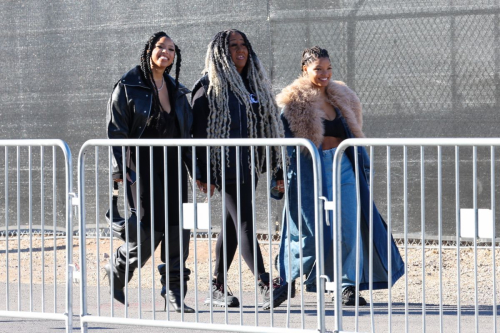 Chloe and Halle Bailey Arrive at Super Bowl in Las Vegas, February 2024 3