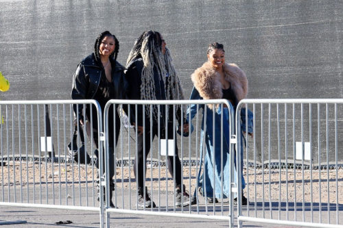 Chloe and Halle Bailey Arrive at Super Bowl in Las Vegas, February 2024 4