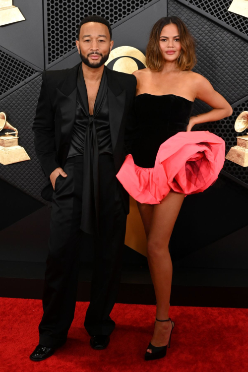 Chrissy Teigen and John Legend at 66th Grammy Awards in Los Angeles, February 2024 8