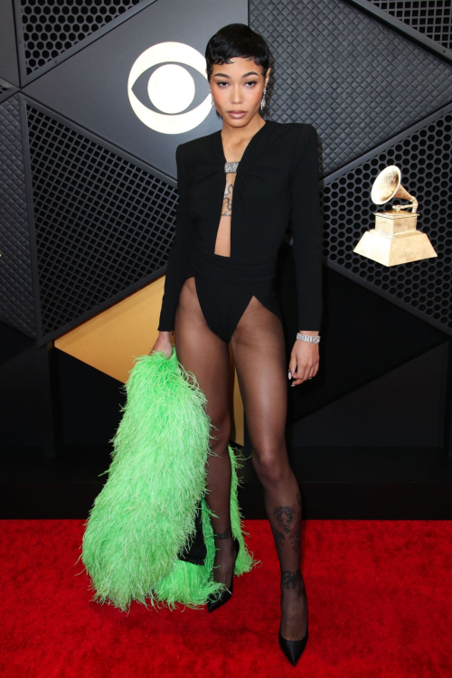 Coi Leray at 66th Grammy Awards in Los Angeles, February 2024 2