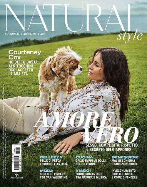 Courteney Cox in Natural Style Magazine, February 2024