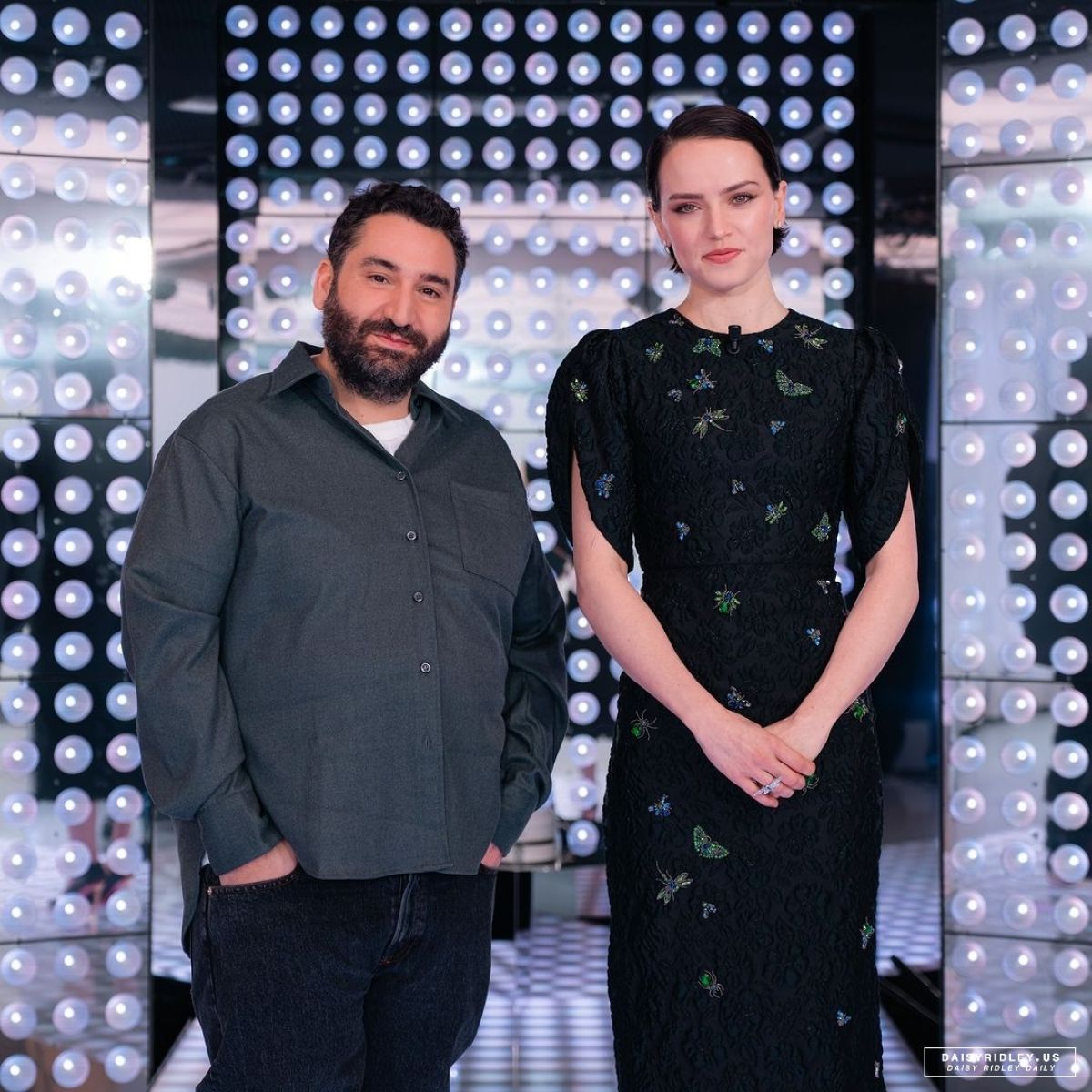 Daisy Ridley at Clique Talk Show in Paris, January 2024