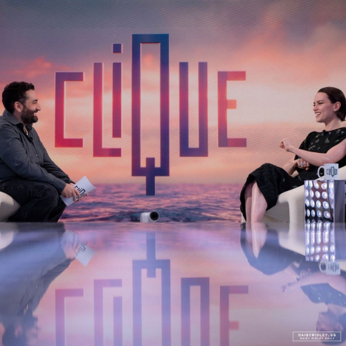 Daisy Ridley at Clique Talk Show in Paris, January 2024 2