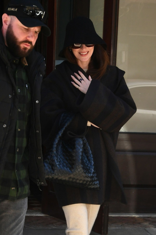 Dakota Johnson Leaving Greenwich Hotel in New York, February 2024 1