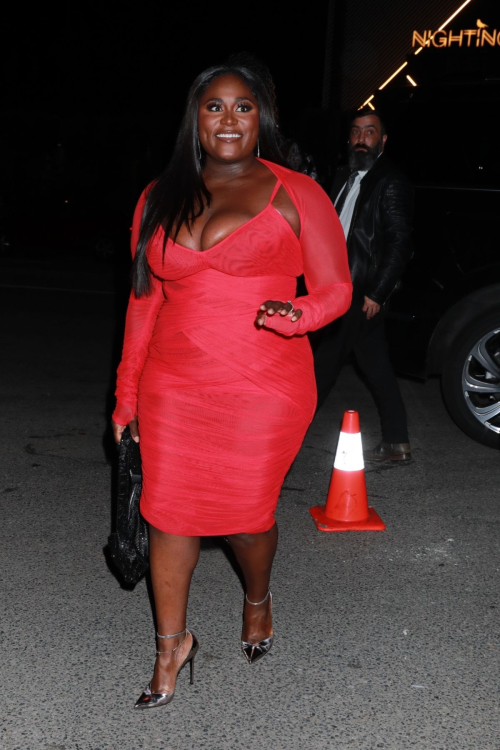 Danielle Brooks Arrives at Private Event at Catch Steak Los Angeles, February 2024