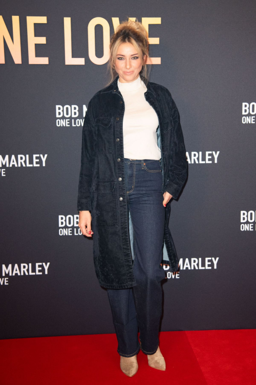 Delphine Wespiser at Bob Marley One Love Premiere in Paris, February 2024 4