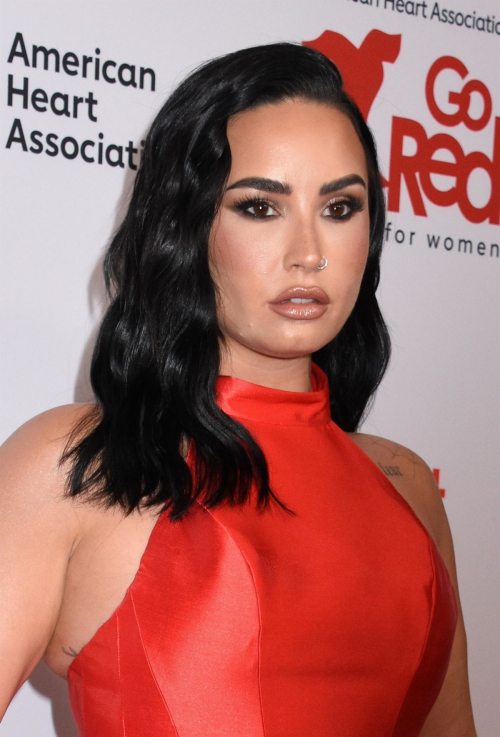 Demi Lovato at American Heart Association Go Red Fashion Show, January 2024 1