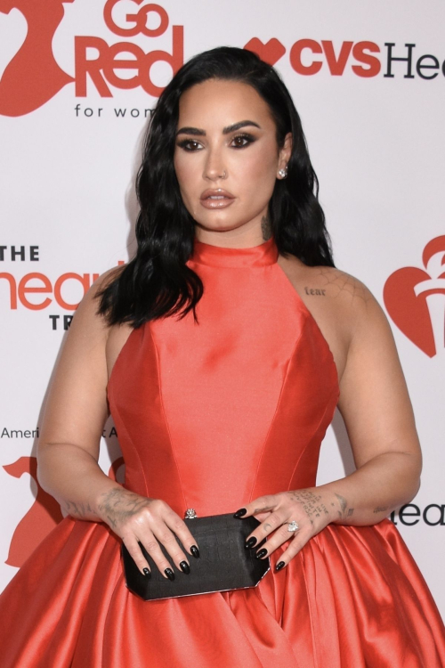 Demi Lovato at American Heart Association Go Red Fashion Show, January 2024 2