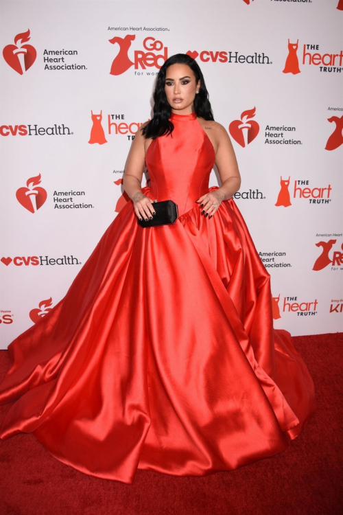 Demi Lovato at American Heart Association Go Red Fashion Show, January 2024 3