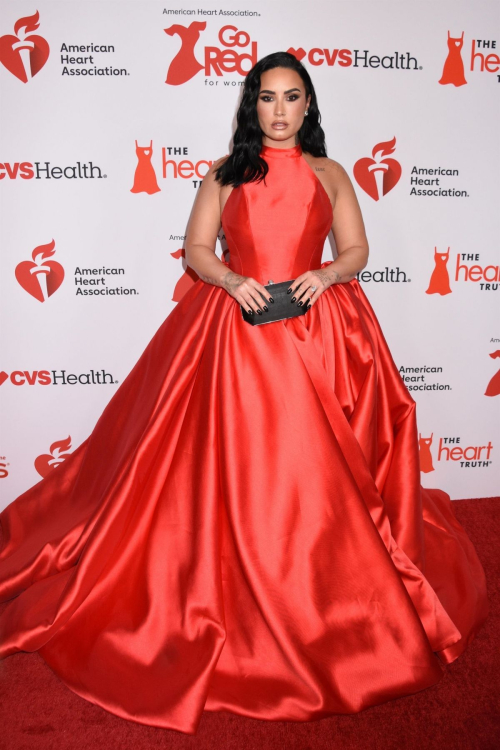 Demi Lovato at American Heart Association Go Red Fashion Show, January 2024 5