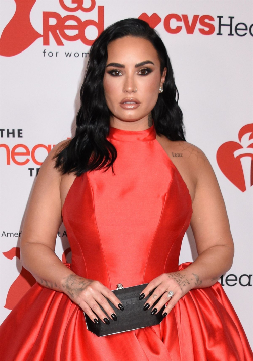 Demi Lovato at American Heart Association Go Red Fashion Show, January 2024 6