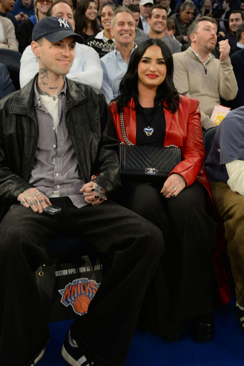 Demi Lovato at Knicks Game in New York, February 2024 1