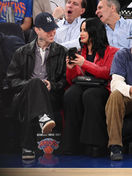 Demi Lovato at Knicks Game in New York, February 2024 2