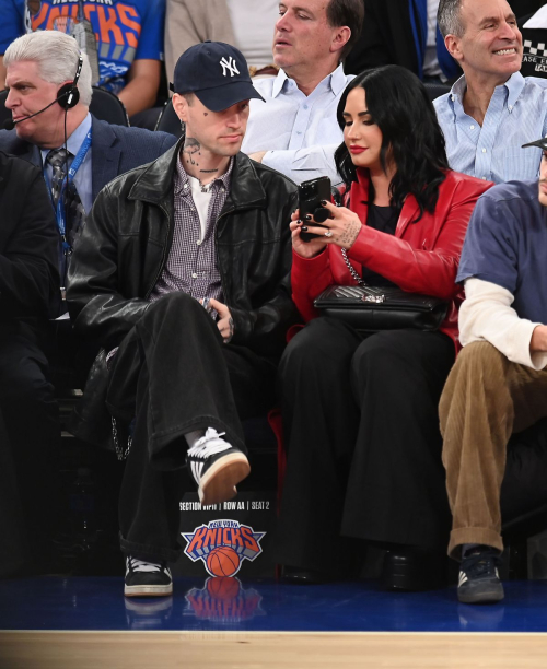 Demi Lovato at Knicks Game in New York, February 2024 6