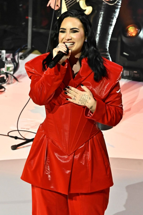 Demi Lovato Performs at American Heart Go Red for Women Fashion Show, January 2024