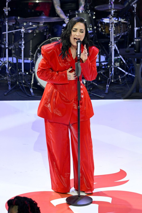 Demi Lovato Performs at American Heart Go Red for Women Fashion Show, January 2024 1