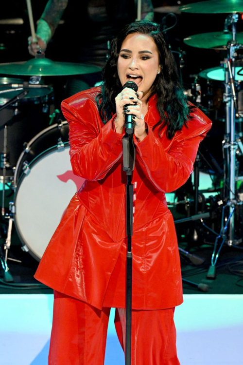 Demi Lovato Performs at American Heart Go Red for Women Fashion Show, January 2024 4