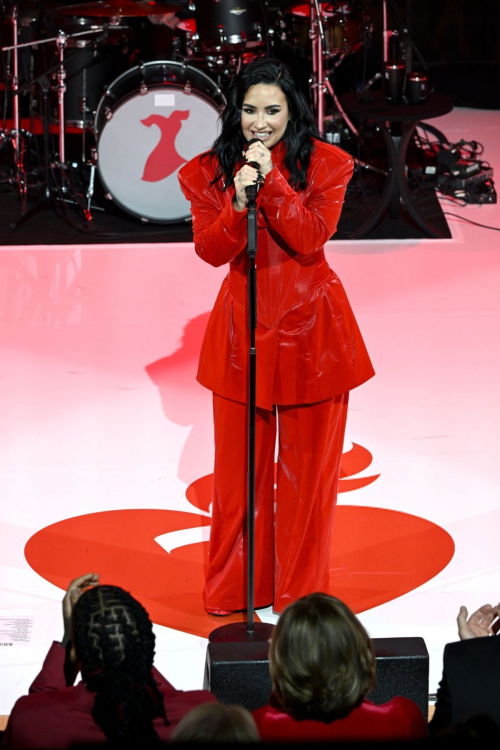 Demi Lovato Performs at American Heart Go Red for Women Fashion Show, January 2024 5