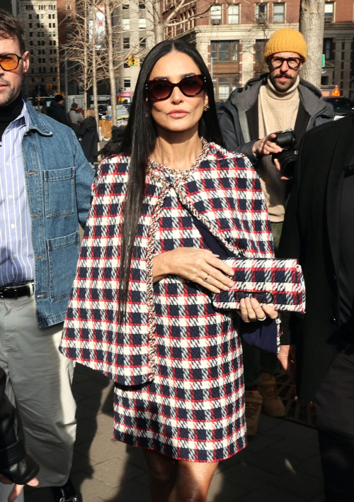 Demi Moore at Carolina Herrera Show, February 2024 2