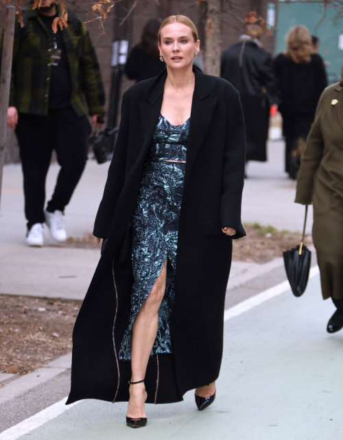 Diane Kruger Arrives at Jason Wu Show at NYFW, February 2024 2