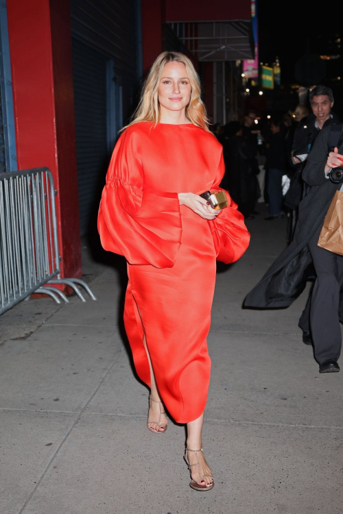 Dianna Agron Arrives at Khaite Fashion Show at NYFW, February 2024 5