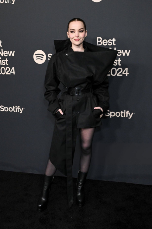 Dove Cameron at Spotify Best New Artist Party in Los Angeles, February 2024