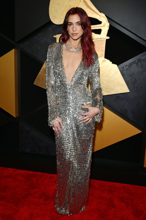 Dua Lipa at 66th GRAMMY Awards in Los Angeles, February 2024