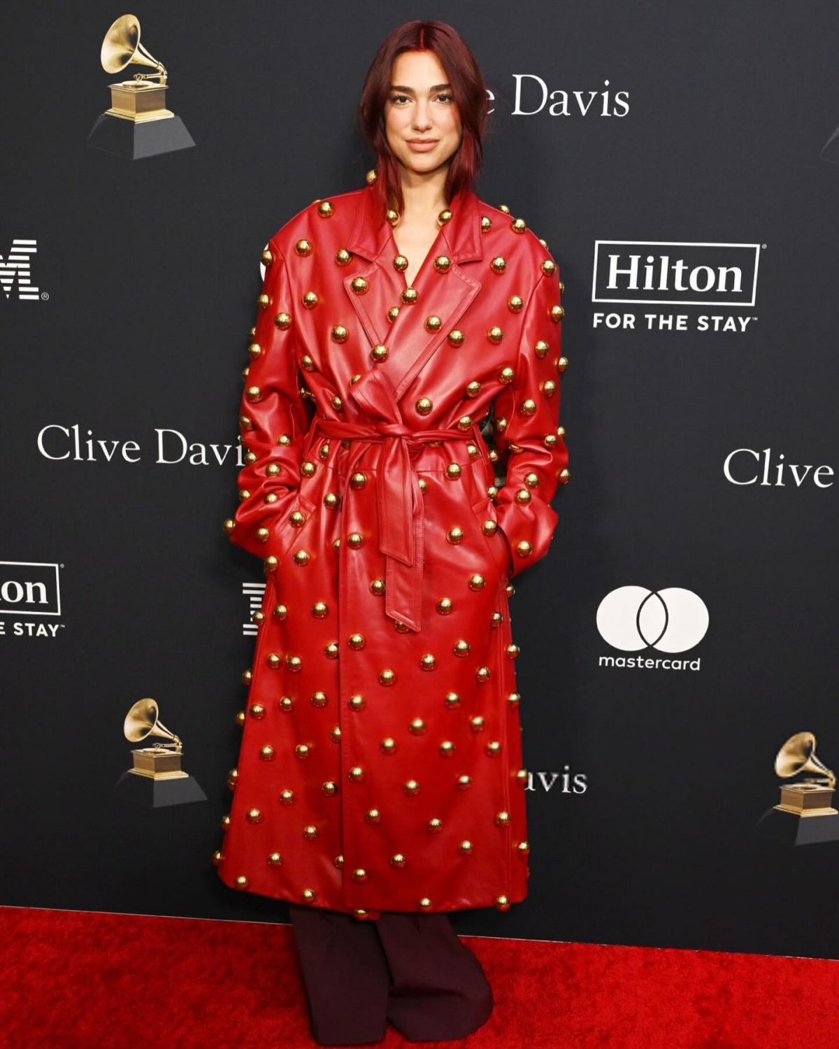 Dua Lipa at Clive Davis Pre-Grammy Gala in Los Angeles, February 2024